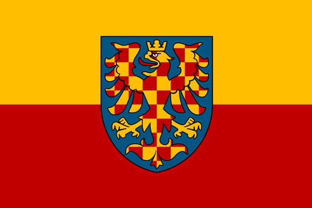 Žlutočervenou vlajku schválil Moravský zemský sněm v roce 1848.