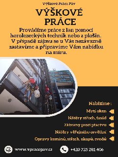 Výškové práce-nabídka