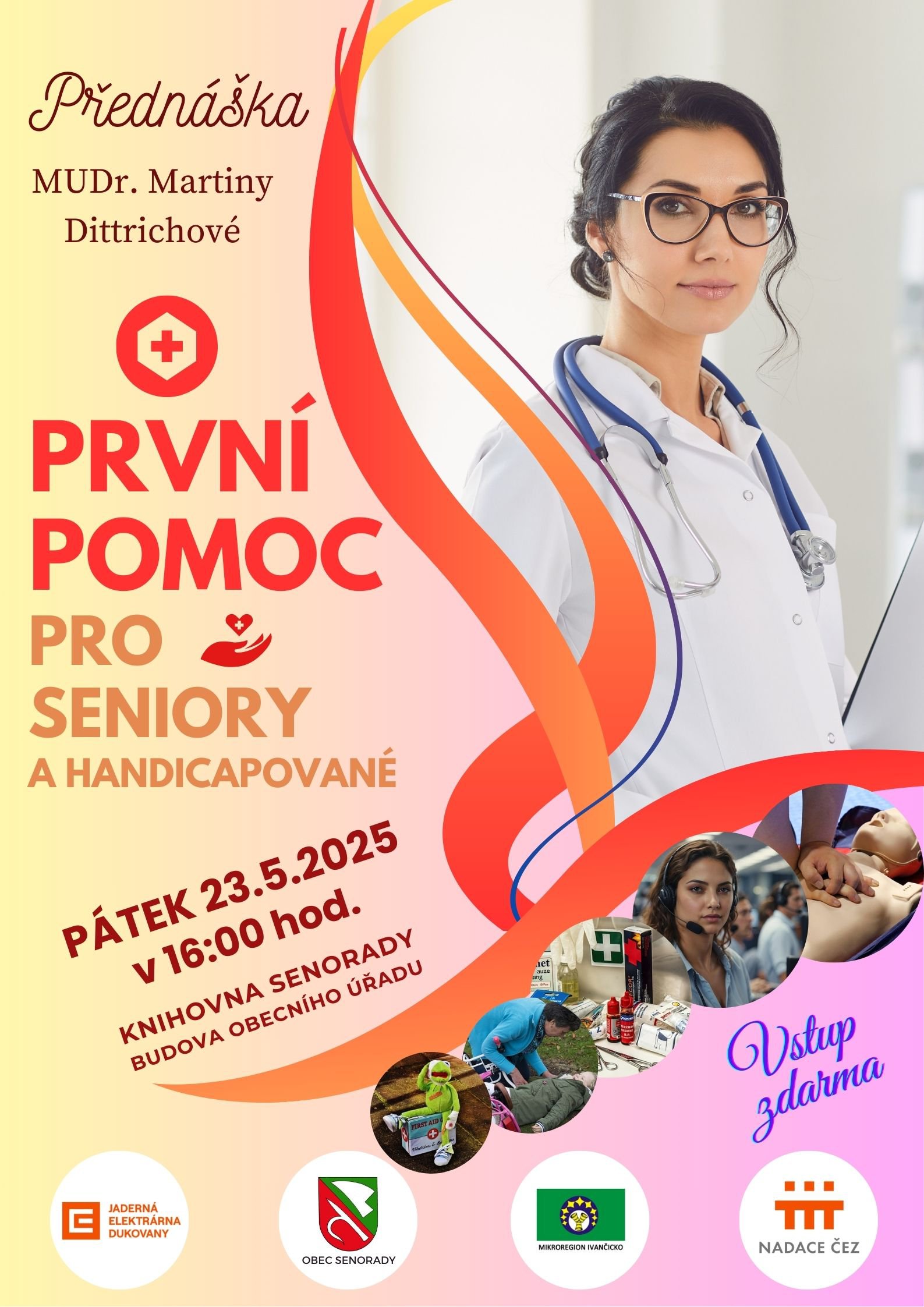 Pozvání na přednášku - PRVNÍ POMOC