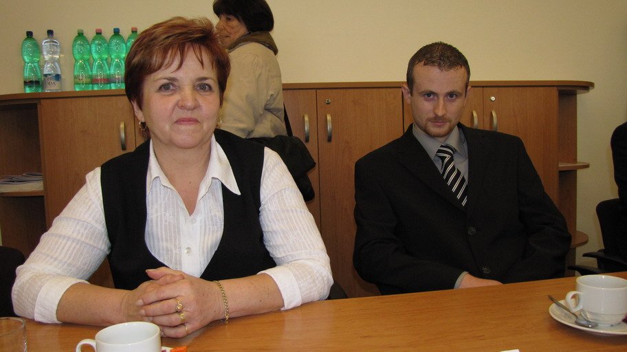 Obec na ceremoniálu zastupovala místostarostka Květa Adamová a webmaster Miroslav Patočka.