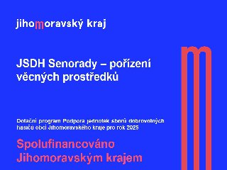 JSDH - pořízení věcných prostředků